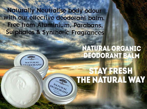 Natural Organic Deodorant Balm Aluminium free - skincare - Back2dRoots