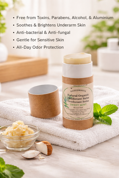Sensitive deodorant balm Push up tube - Back2dRoots