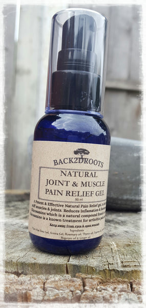 Natural Muscle & Joint Pain Relief Gel - skincare - Back2dRoots 